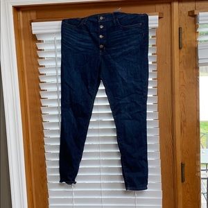 J crew high rise skinny jean